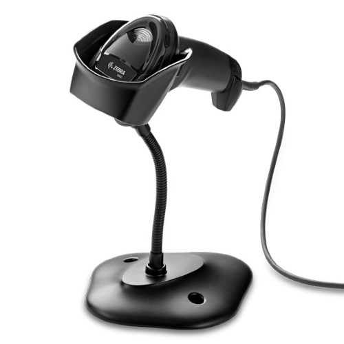 Lector de Código Barras Alámbrico + Base Zebra DS-2208